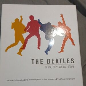 The Beatles ,It‎ Was 50 Years Ago Today.  Book,dvd, And 30 Pieces,etc